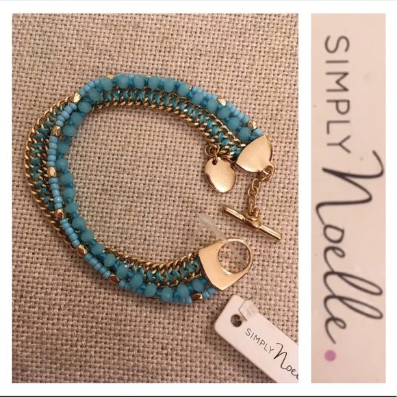 Simply Noelle Jewelry Simply Noelle 3 Strand Bracelet Goldtone